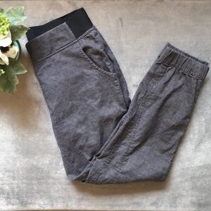 prAna Hemp pull on ankle pants, Size XS